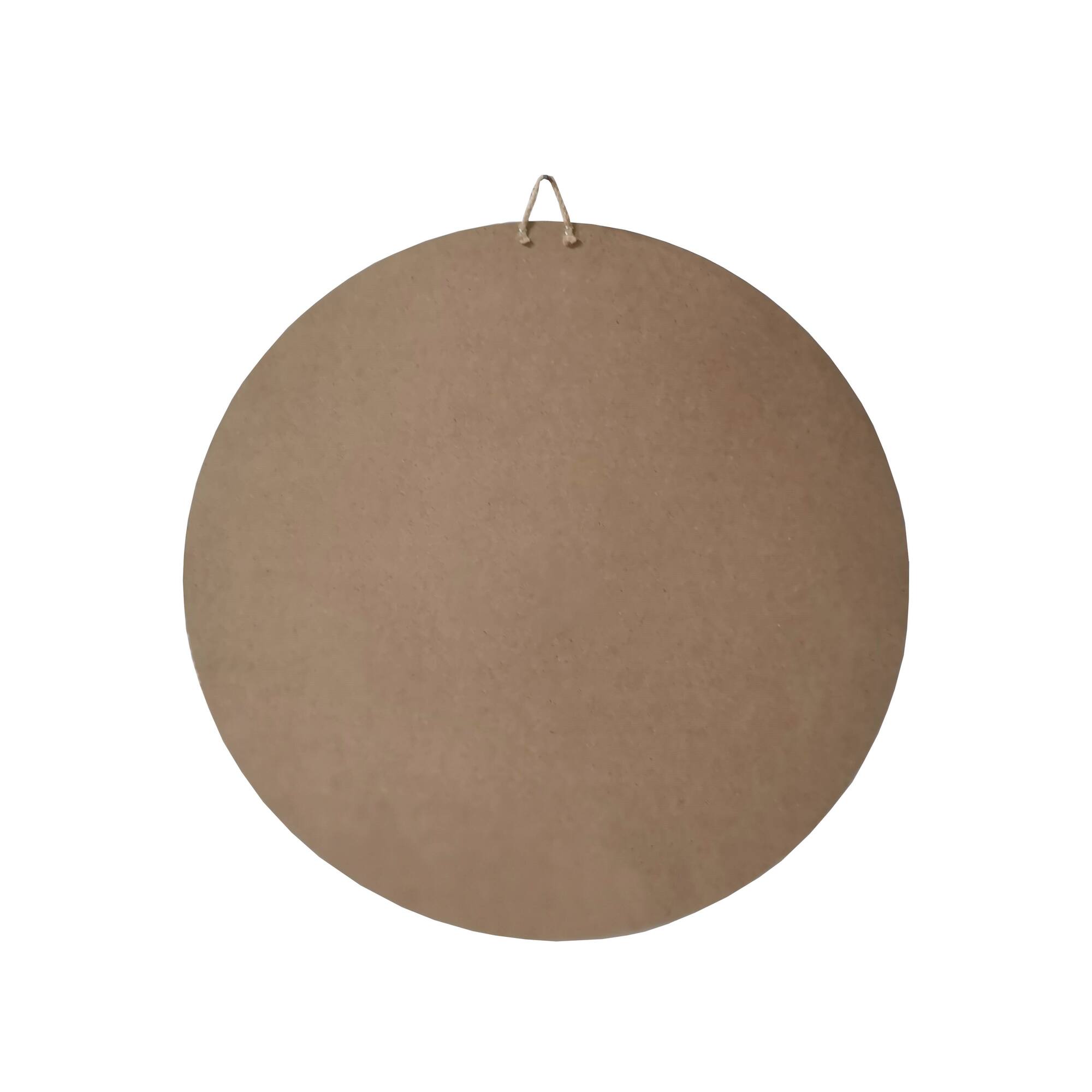 18" Greywashed Round Plaque by Make Market®
